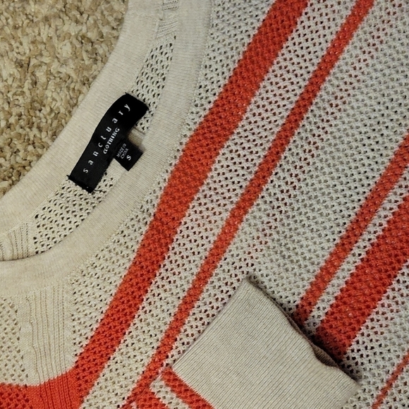 Sanctuary Orange Striped Sweater - Picture 4 of 6